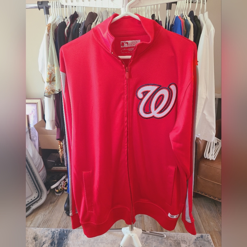 Washington Nationals Jacket Sz L